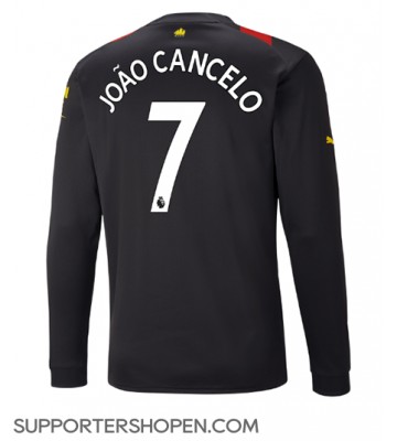 Manchester City Joao Cancelo #7 Borta Matchtröja 2022-23 Långärmad